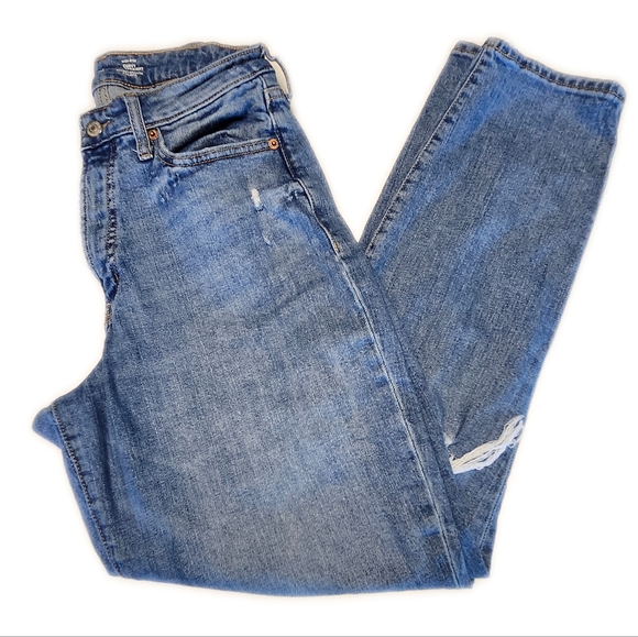 5/$55 Old Navy High Rise Curvy O.G. Straight Secret Smooth Pockets, 8 Tall - Picture 1 of 7